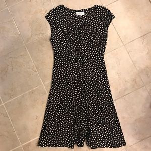KASPER POKA DOT DRESS (size 8)